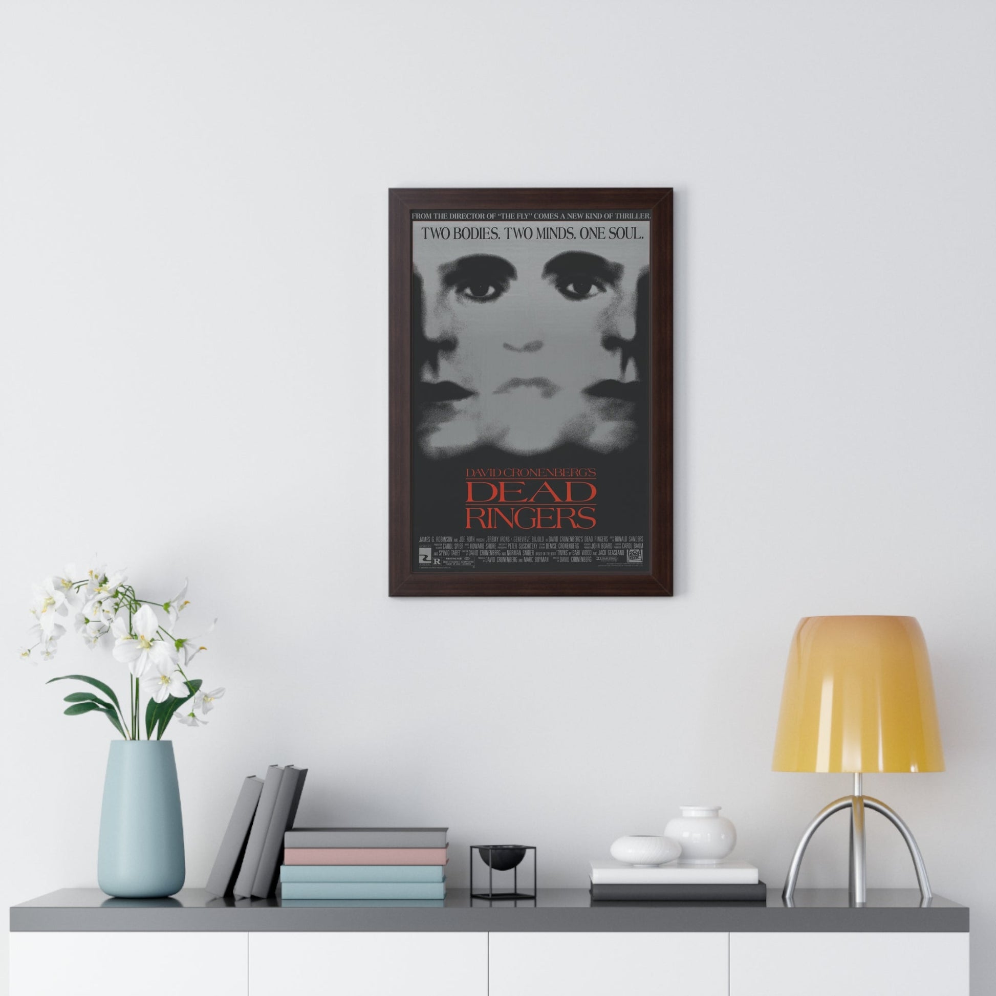 DEAD RINGERS 1988 - Framed Movie Poster-The Sticker Space