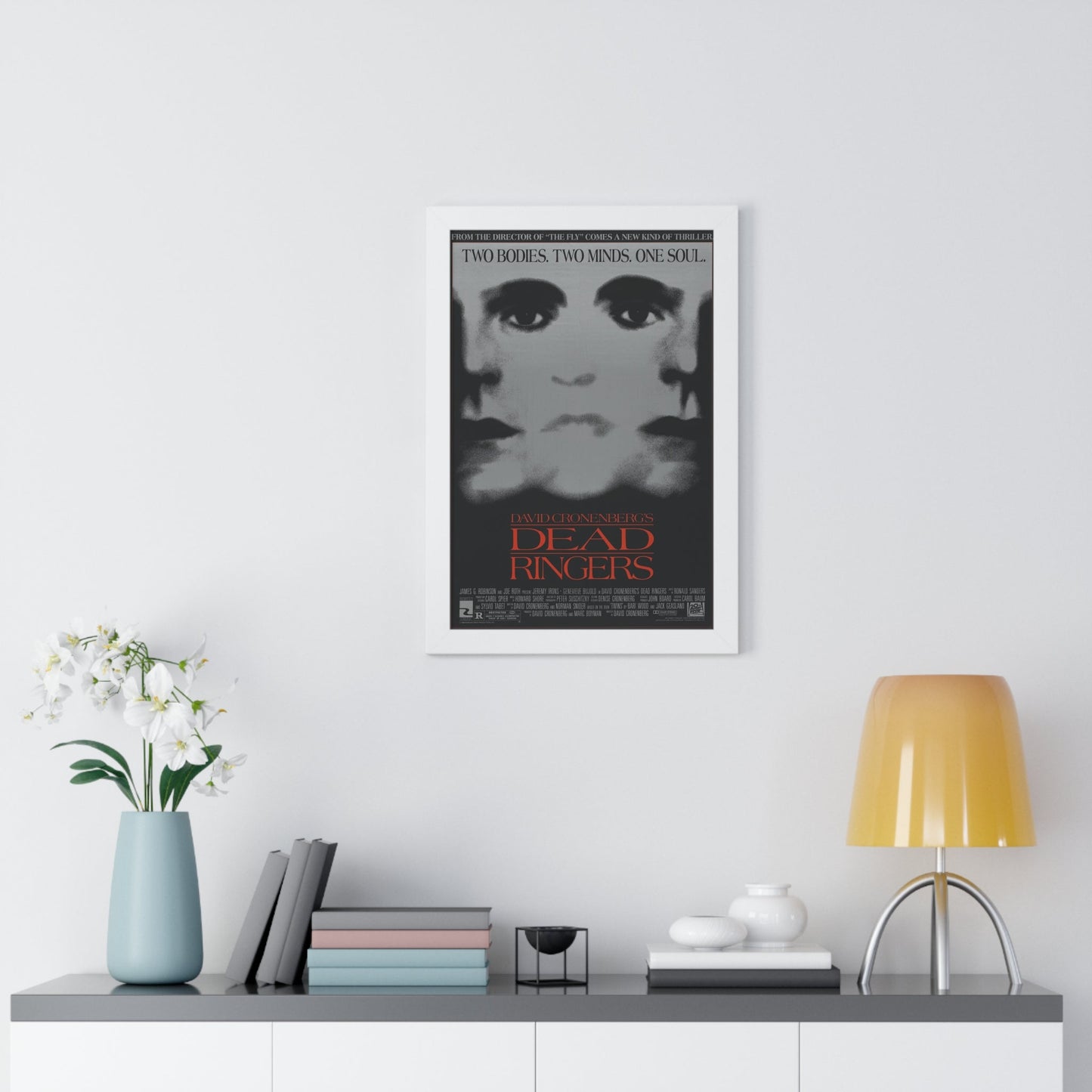 DEAD RINGERS 1988 - Framed Movie Poster-The Sticker Space