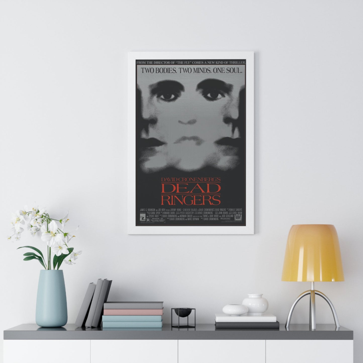 DEAD RINGERS 1988 - Framed Movie Poster-The Sticker Space