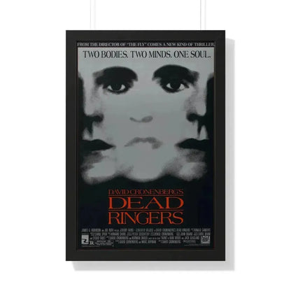 DEAD RINGERS 1988 - Framed Movie Poster 20" x 30" Black - The Sticker Space