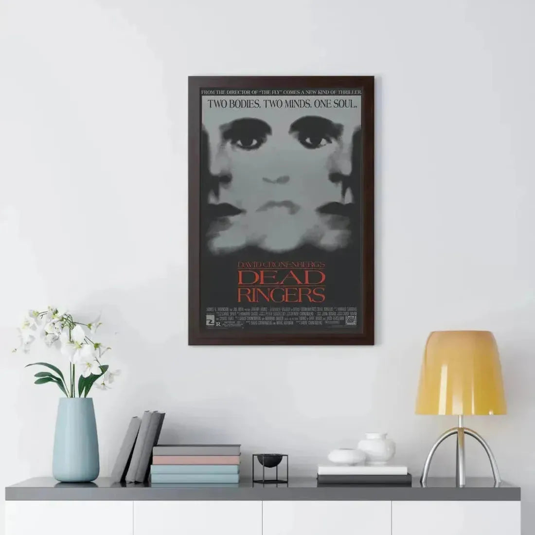 DEAD RINGERS 1988 - Framed Movie Poster - The Sticker Space