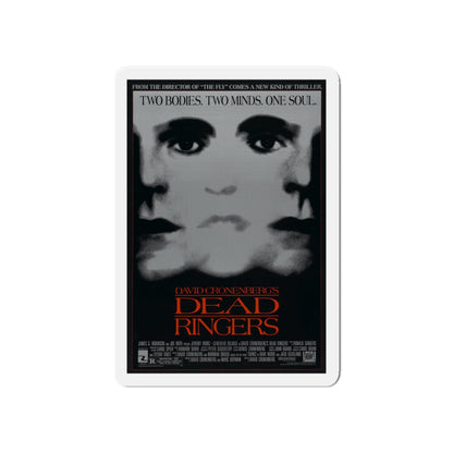 DEAD RINGERS 1988 Movie Poster - Die-Cut Magnet-6 × 6"-The Sticker Space