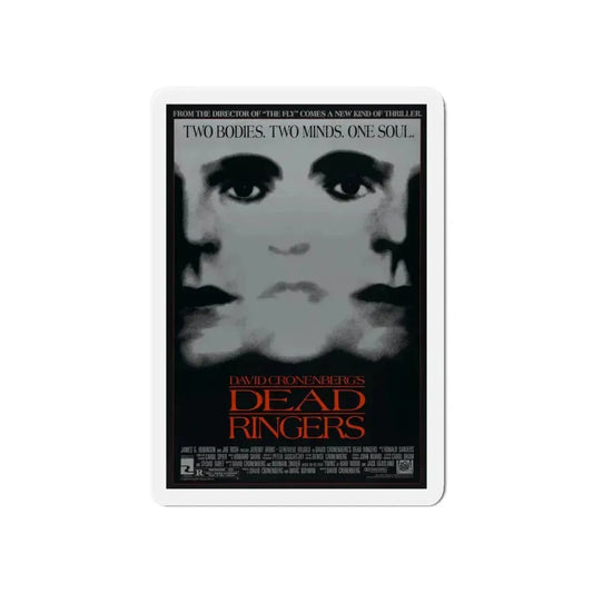DEAD RINGERS 1988 Movie Poster - Refrigerator Magnet 6 Inch - The Sticker Space