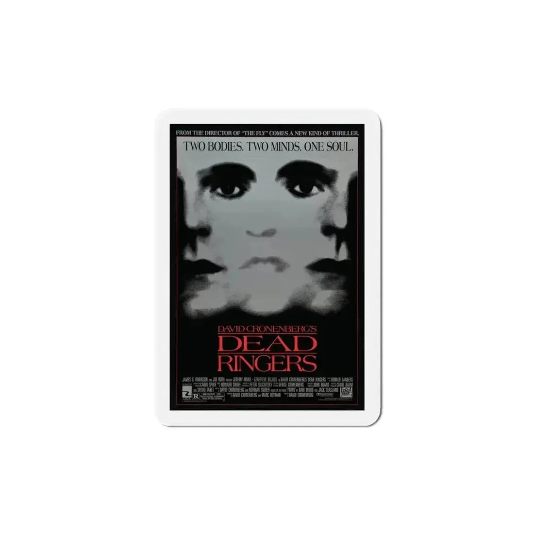 Dead Ringers 1988 Movie Poster Refrigerator Magnet - The Sticker Space