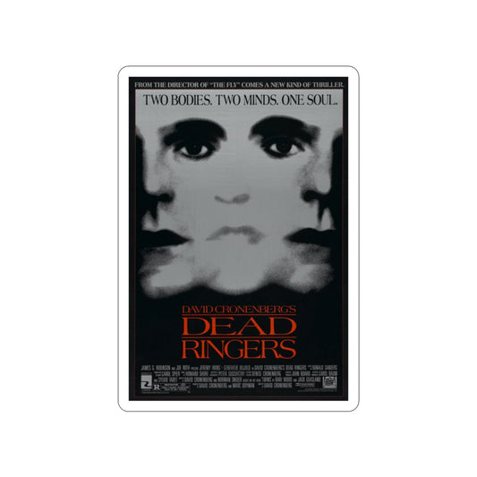 DEAD RINGERS 1988 Movie Poster STICKER Vinyl Die-Cut Decal-2 Inch-The Sticker Space