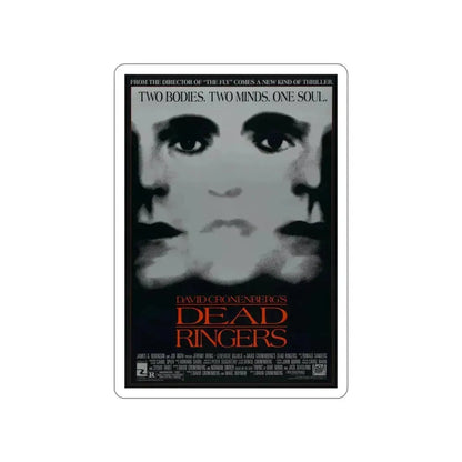 DEAD RINGERS 1988 Movie Poster STICKER Vinyl Die-Cut Decal 3 Inch - The Sticker Space