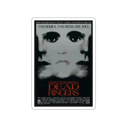 DEAD RINGERS 1988 Movie Poster STICKER Vinyl Die-Cut Decal - The Sticker Space