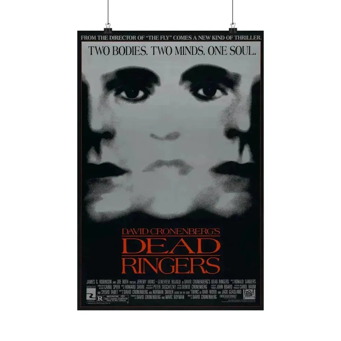 DEAD RINGERS 1988 - Paper Movie Poster 16″ x 24″ Matte - The Sticker Space