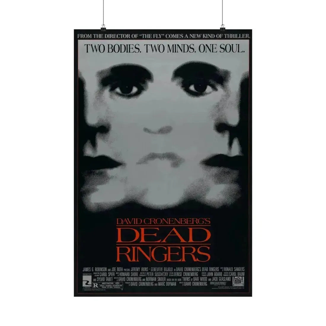 DEAD RINGERS 1988 - Paper Movie Poster 24″ x 36″ Matte - The Sticker Space