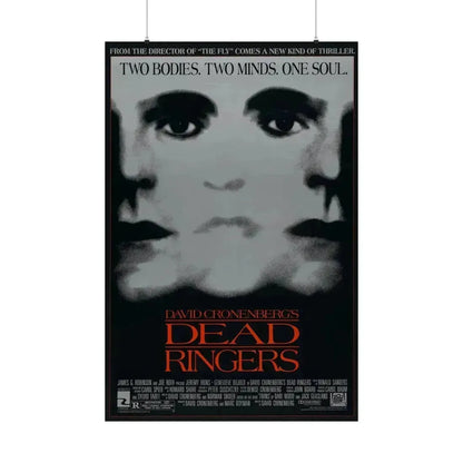 DEAD RINGERS 1988 - Paper Movie Poster 36" x 54" Matte - The Sticker Space