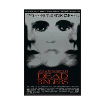 DEAD RINGERS 1988 - Paper Movie Poster - The Sticker Space