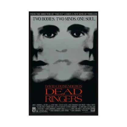 DEAD RINGERS 1988 - Paper Movie Poster - The Sticker Space
