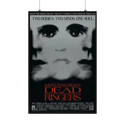 DEAD RINGERS 1988 - Paper Movie Poster - The Sticker Space