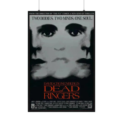 DEAD RINGERS 1988 - Paper Movie Poster - The Sticker Space