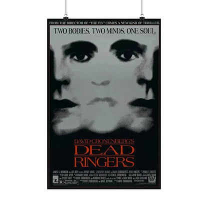 DEAD RINGERS 1988 - Paper Movie Poster - The Sticker Space