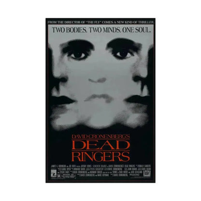 DEAD RINGERS 1988 - Paper Movie Poster - The Sticker Space