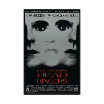 DEAD RINGERS 1988 - Paper Movie Poster - The Sticker Space