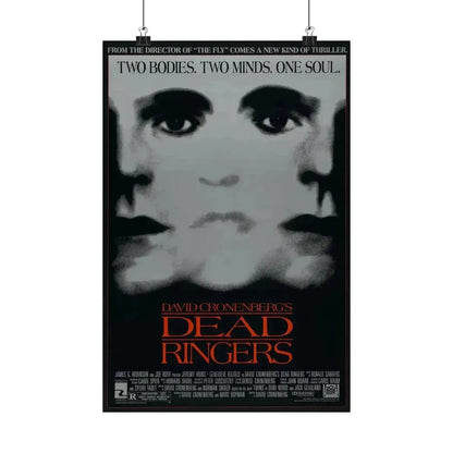 DEAD RINGERS 1988 - Paper Movie Poster - The Sticker Space