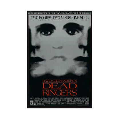 DEAD RINGERS 1988 - Paper Movie Poster - The Sticker Space