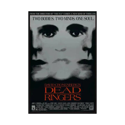 DEAD RINGERS 1988 - Paper Movie Poster - The Sticker Space