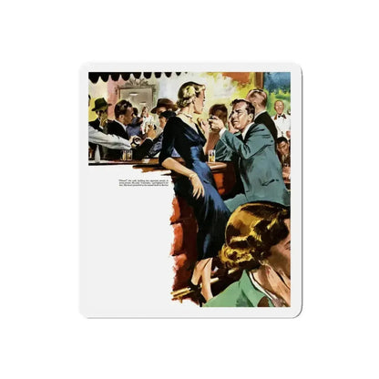 Deadfall, 1949 (Magazine Illustration) Refrigerator Magnet - The Sticker Space
