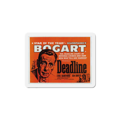 Deadline USA 1952 Movie Poster Die-Cut Magnet-6 Inch-The Sticker Space