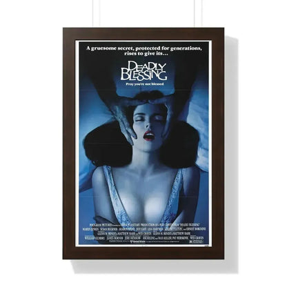 DEADLY BLESSING 1981 - Framed Movie Poster - The Sticker Space