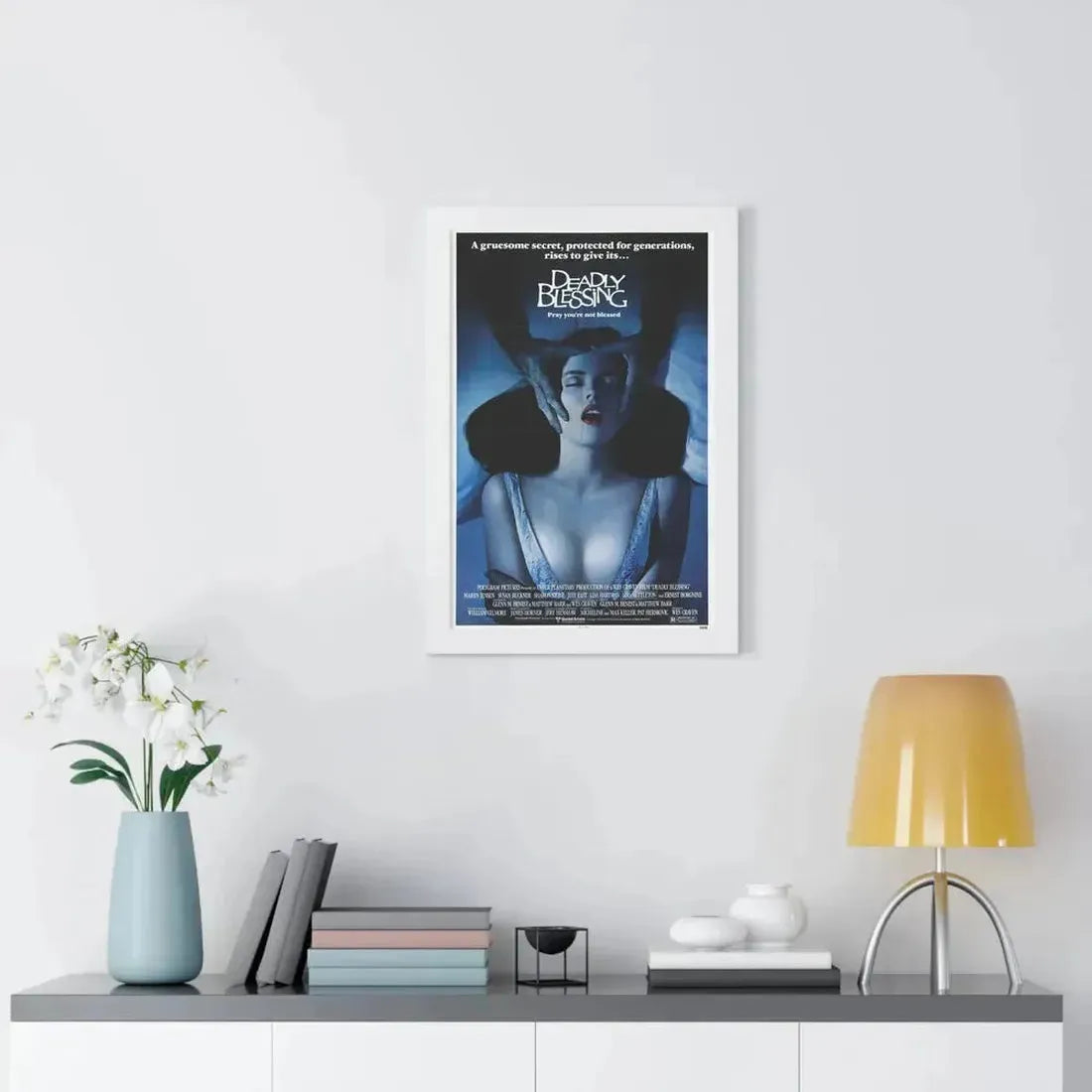 DEADLY BLESSING 1981 - Framed Movie Poster - The Sticker Space
