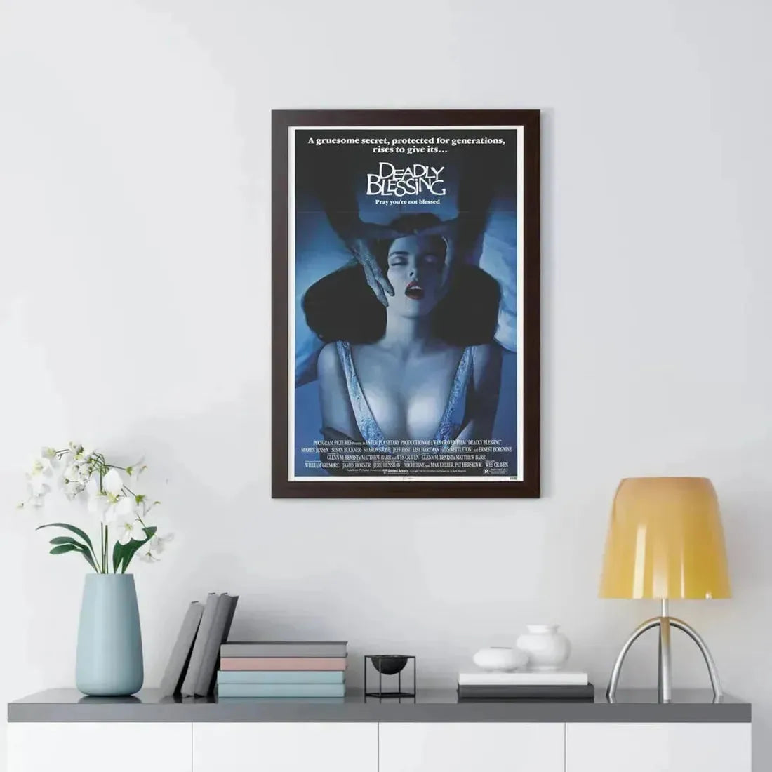 DEADLY BLESSING 1981 - Framed Movie Poster - The Sticker Space