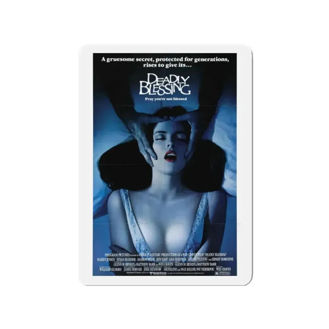 DEADLY BLESSING 1981 Movie Poster - Refrigerator Magnet - The Sticker Space