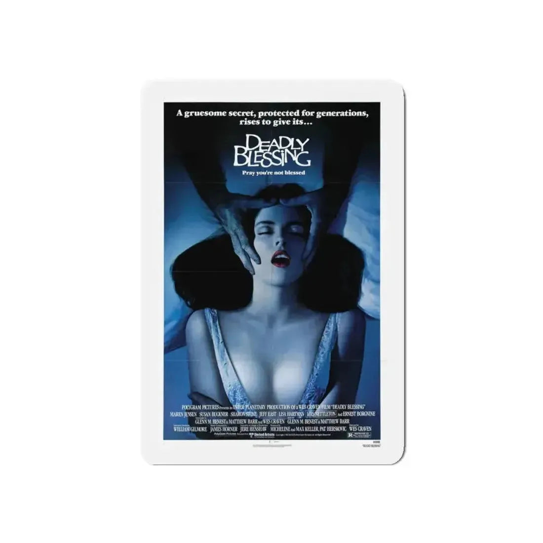 DEADLY BLESSING 1981 Movie Poster - Refrigerator Magnet - The Sticker Space
