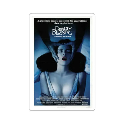 Deadly Blessing 1981 Movie Poster - STICKER Vinyl Kiss-Cut Decal 2 Inch White - The Sticker Space