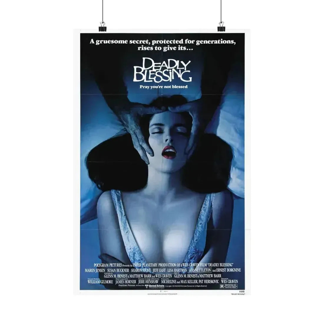 DEADLY BLESSING 1981 - Paper Movie Poster 16″ x 24″ Matte - The Sticker Space