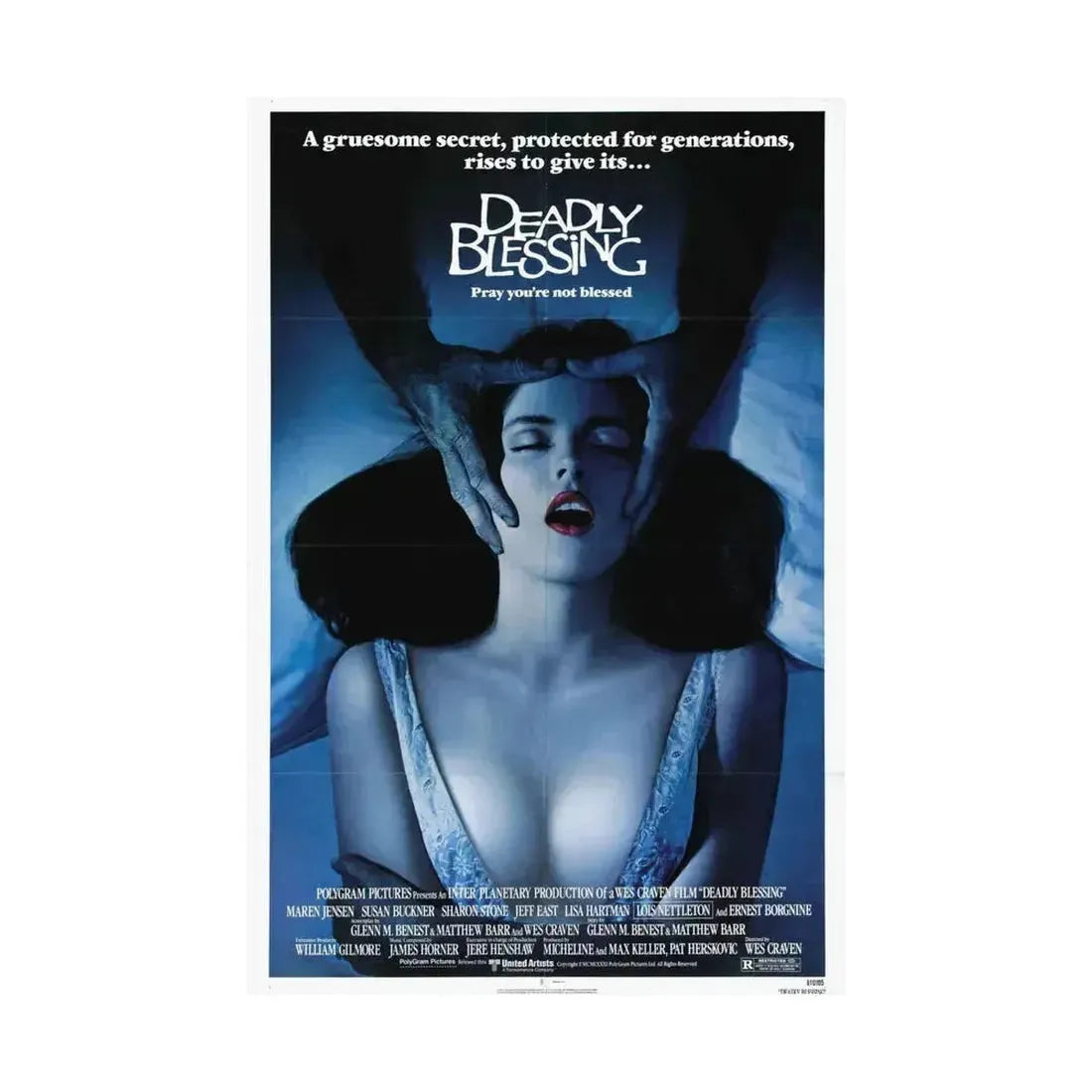 DEADLY BLESSING 1981 - Paper Movie Poster - The Sticker Space