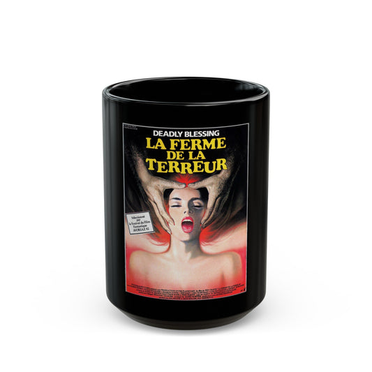 DEADLY BLESSING (FRENCH) 1981 Movie Poster - Black Coffee Mug-15oz-The Sticker Space