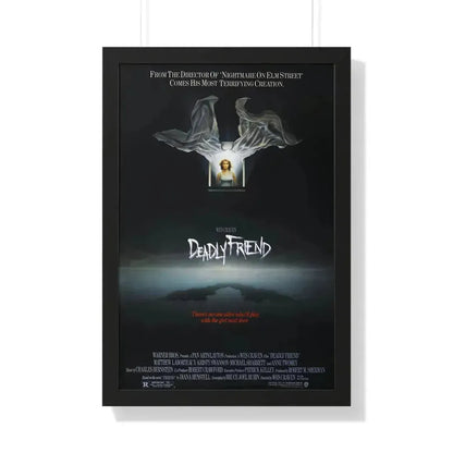 DEADLY FRIEND 1986 - Framed Movie Poster 20" x 30" Black - The Sticker Space