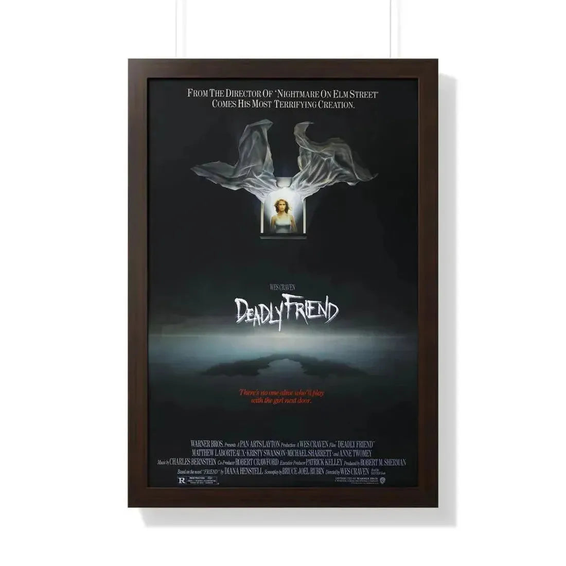 DEADLY FRIEND 1986 - Framed Movie Poster - The Sticker Space