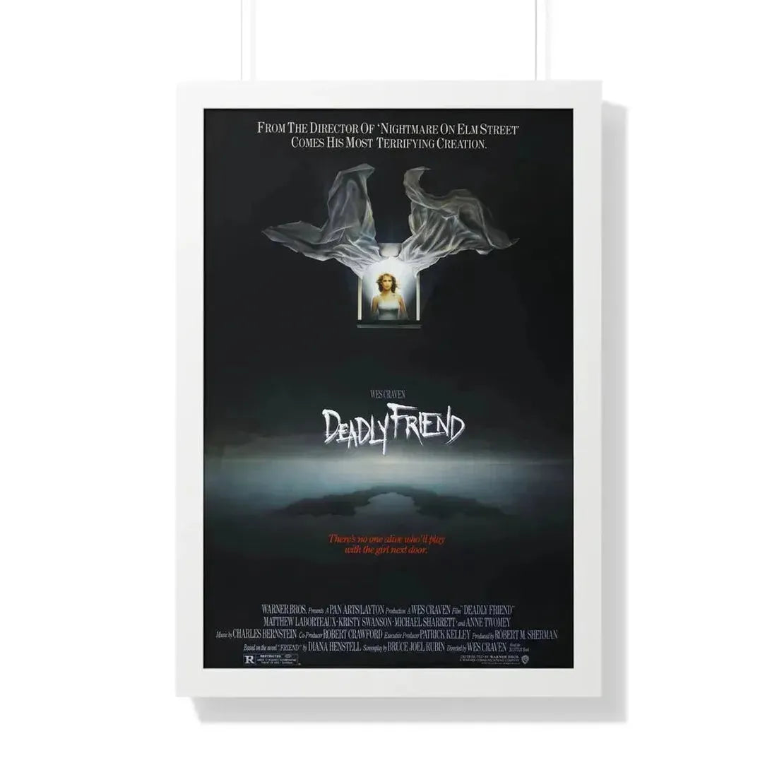 DEADLY FRIEND 1986 - Framed Movie Poster - The Sticker Space