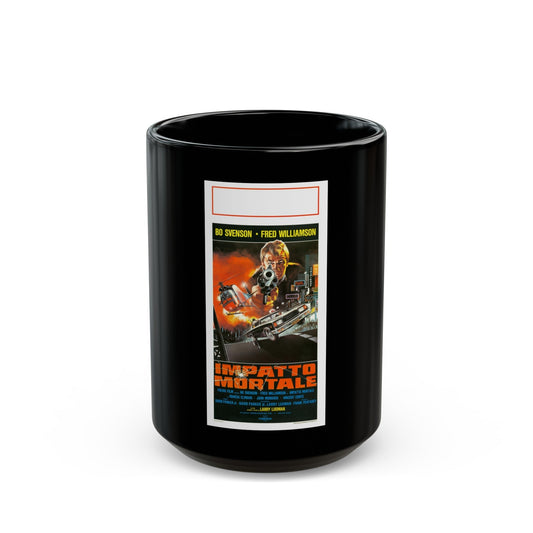 DEADLY IMPACT (ITALIAN) 1984 Movie Poster - Black Coffee Mug-15oz-The Sticker Space