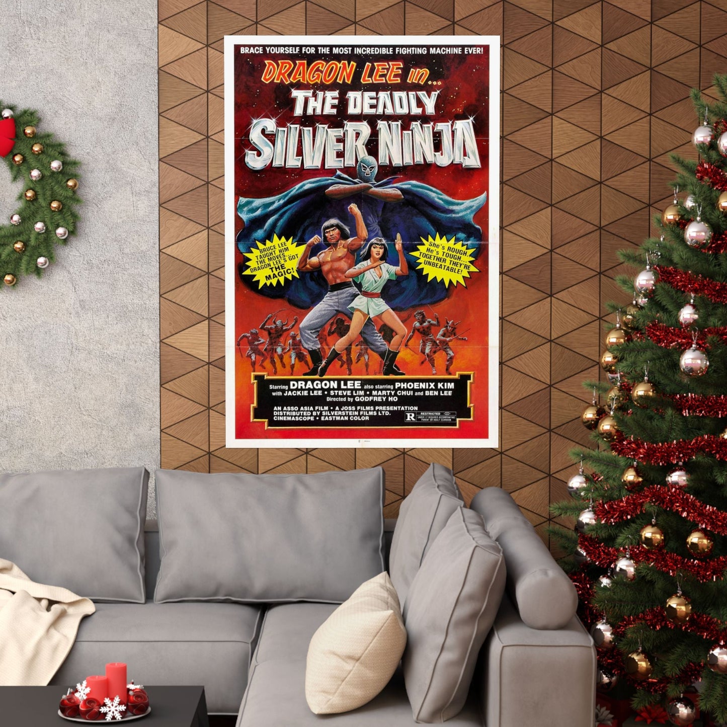 DEADLY SILVER NINJA 1978 - Paper Movie Poster-The Sticker Space