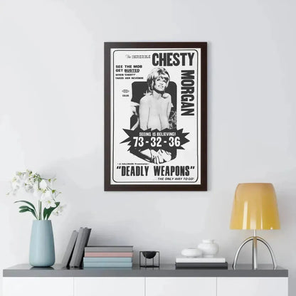 DEADLY WEAPONS 1974 - Framed Movie Poster - The Sticker Space