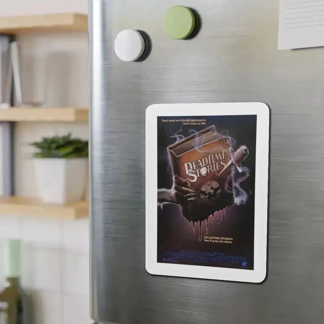 DEADTIME STORIES 1986 Movie Poster - Refrigerator Magnet - The Sticker Space