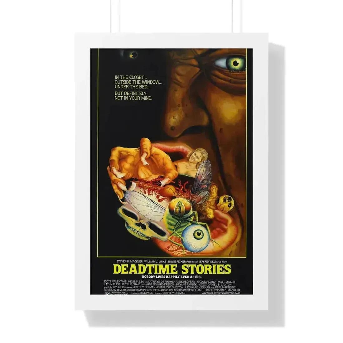 DEADTIME STORIES (2) 1986 - Framed Movie Poster 16″ x 24″ White - The Sticker Space