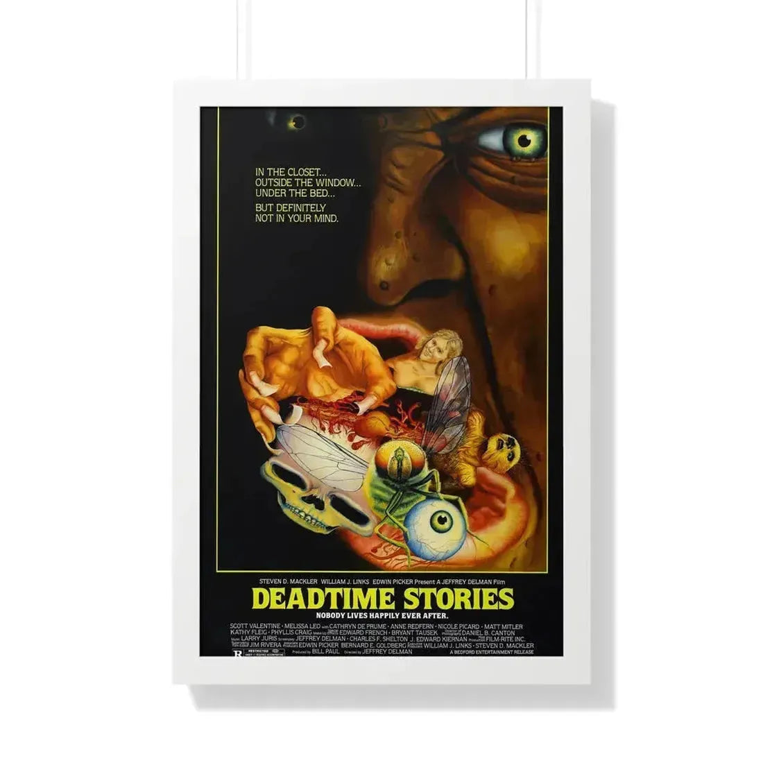 DEADTIME STORIES (2) 1986 - Framed Movie Poster 20" x 30" White - The Sticker Space