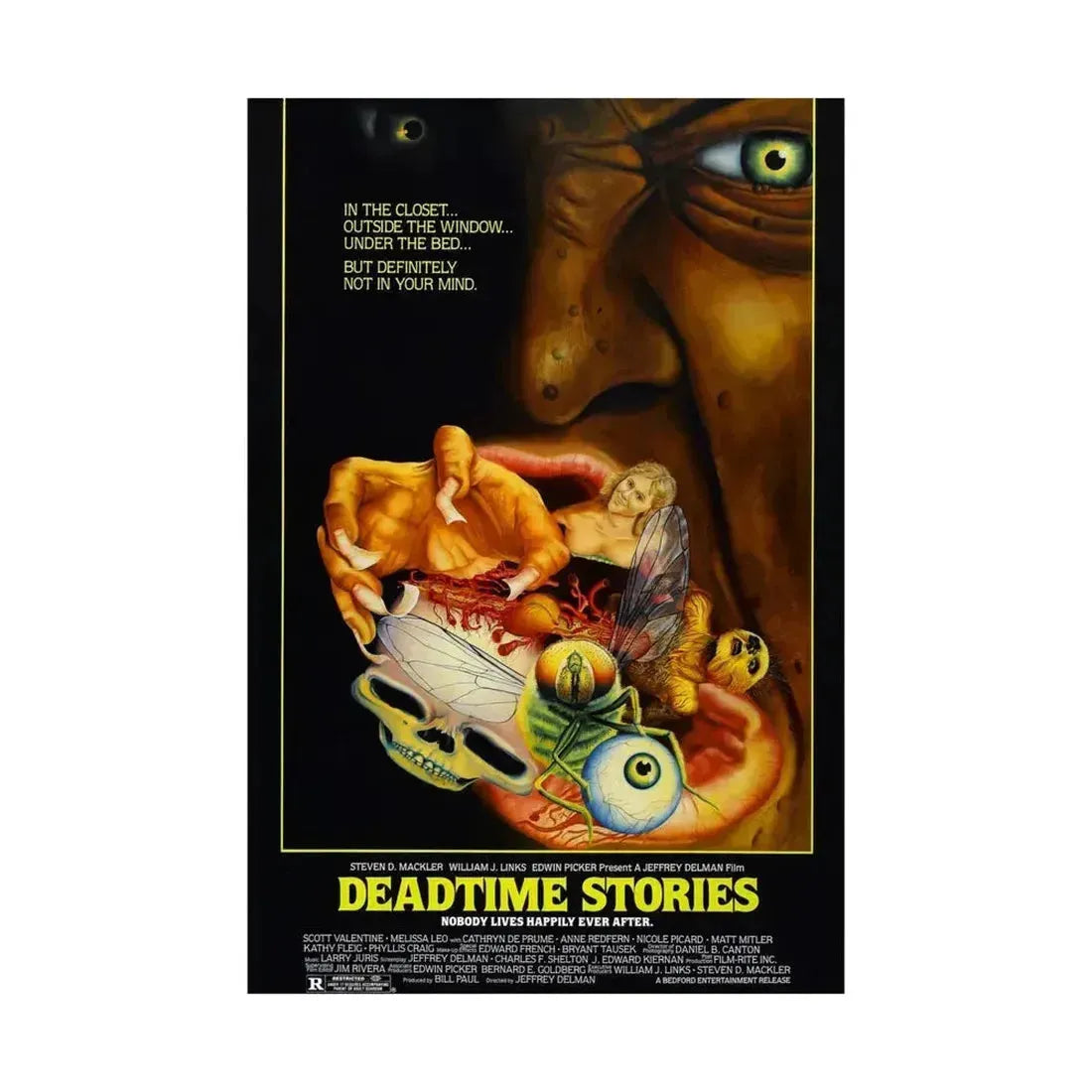 DEADTIME STORIES (2) 1986 - Paper Movie Poster - The Sticker Space