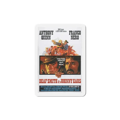 Deaf Smith and Johnny Ears 1973 Movie Poster Refrigerator Magnet - The Sticker Space