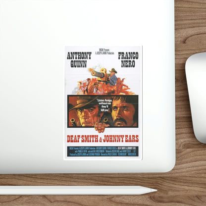 Deaf Smith and Johnny Ears 1973 Movie Poster STICKER Vinyl Die-Cut Decal-The Sticker Space