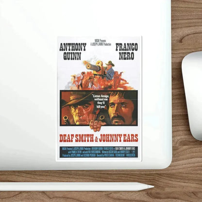 Deaf Smith and Johnny Ears 1973 Movie Poster STICKER Vinyl Die-Cut Decal - The Sticker Space
