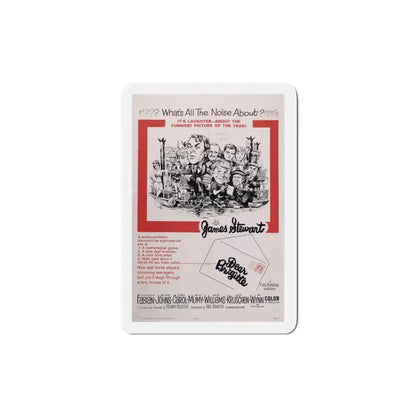 Dear Brigitte 1965 Movie Poster Refrigerator Magnet 5 Inch - The Sticker Space