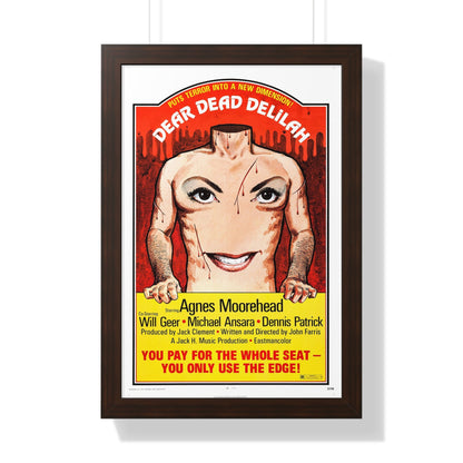 DEAR DEAD DELILAH 1972 - Framed Movie Poster-16″ x 24″-The Sticker Space